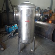 口径200 压力10KG 螺旋气液分离器 不锈钢 碳钢法兰连接汽水分离...